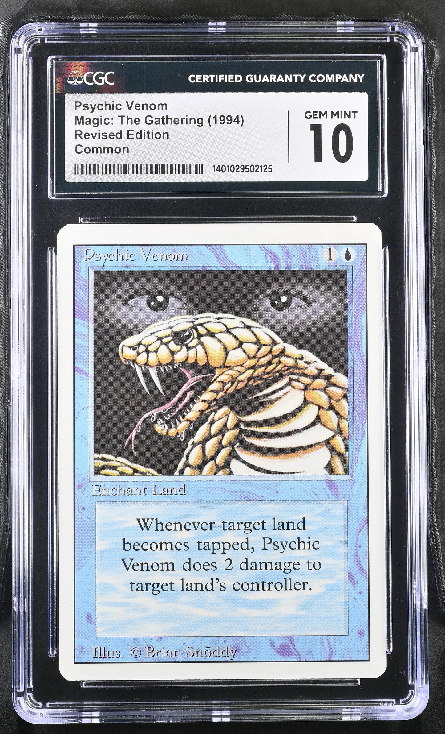 Magic The Gathering: 1994 Revised Edition Psychic Venom CGC 10