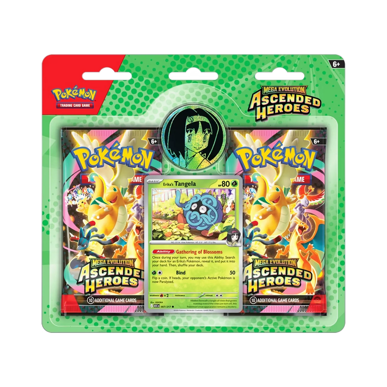 Pokémon: Ascended Heroes - 2 Pack Blister - Erika (Inglés)