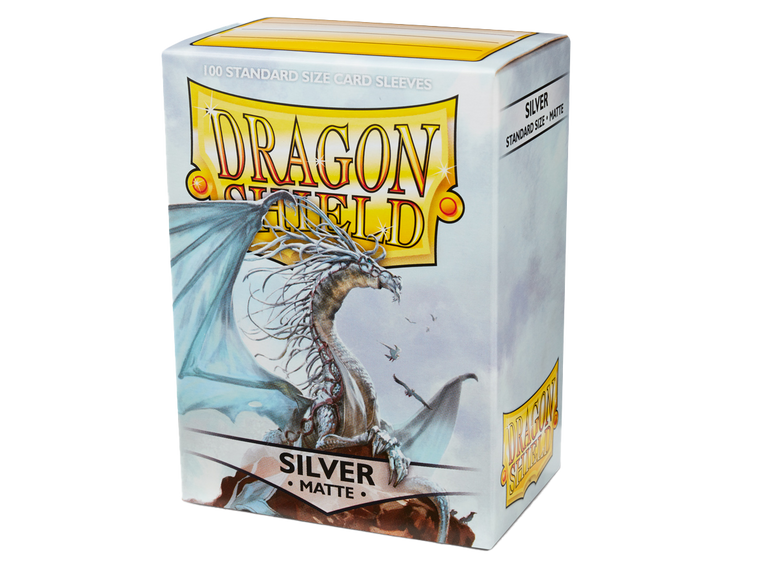 Dragon Shield: Silver - Micas Matte Dual C/100