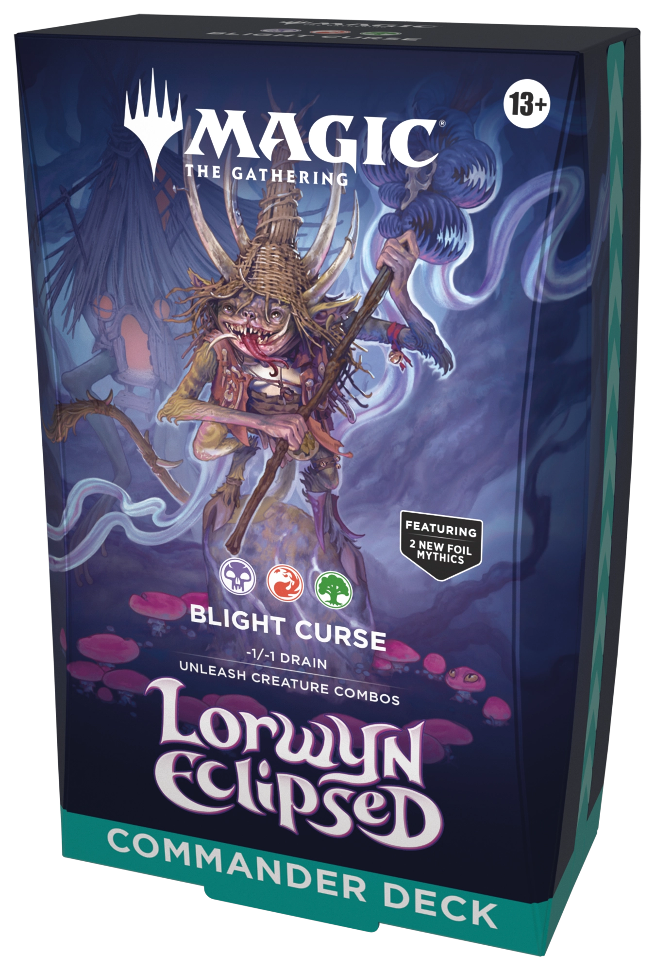 Magic The Gathering: Lorwyn Eclipsed - Commander Deck - Blight Curse (Inglés)