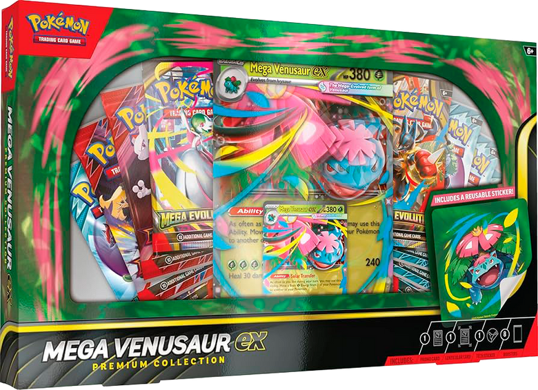 Pokémon: Mega Venusaur ex Premium Collection (Inglés)
