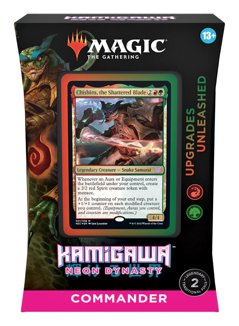 Magic The Gathering: Kamigawa Neon Dynasty - Commander Deck - Upgrades Unleashed (Inglés)