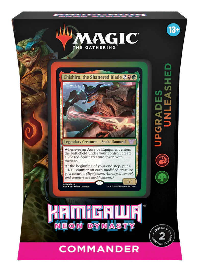 Magic The Gathering: Kamigawa Neon Dynasty - Commander Deck - Upgrades Unleashed (Inglés)