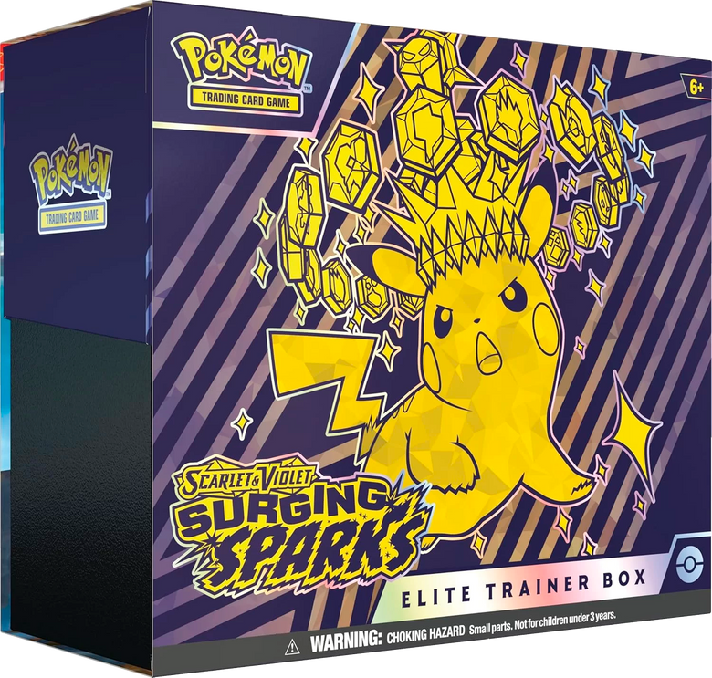 Pokémon: Surging Sparks Elite Trainer Box (Inglés)