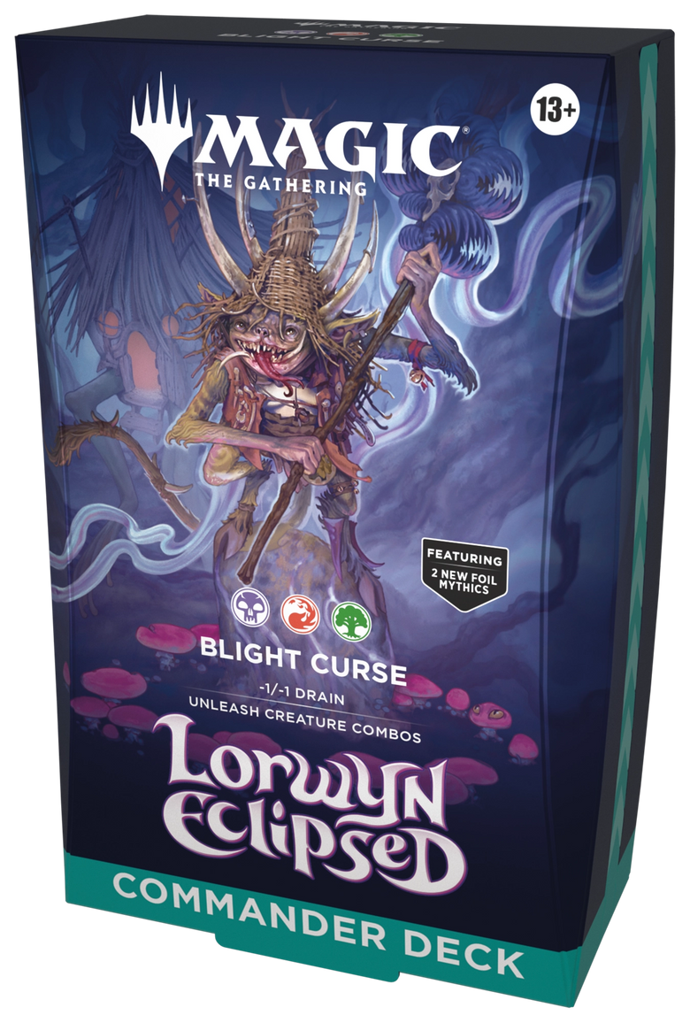 Magic The Gathering: Lorwyn Eclipsed - Commander Deck - Blight Curse (Inglés)