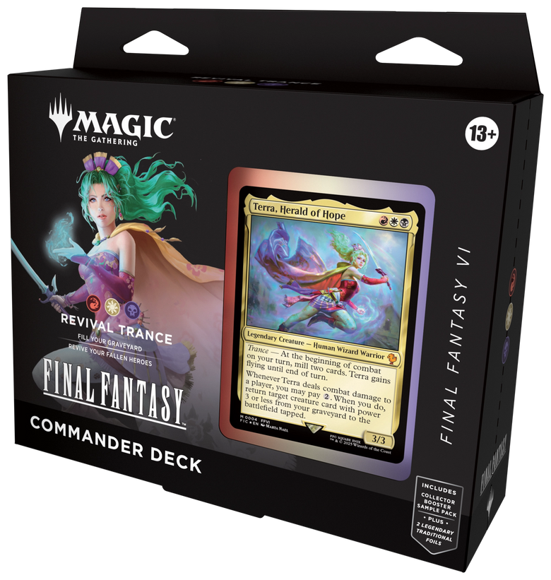 Magic The Gathering: Final Fantasy - Commander Deck - Revival Trance (Inglés)